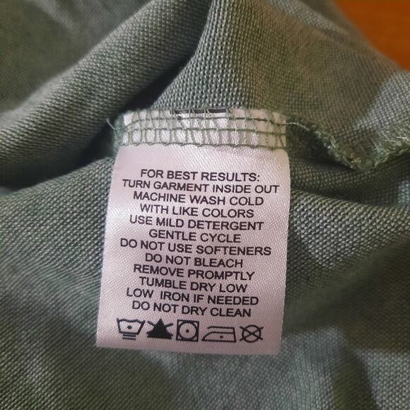 Masters Classics 3 Button Placket Mens Green Polo Golf Shirt Size Small - Picture 5 of 7